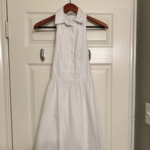 🌸White Zara Halter A Line Dress